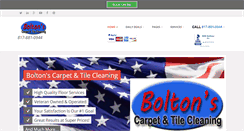Desktop Screenshot of boltonscarpetcleaning.com
