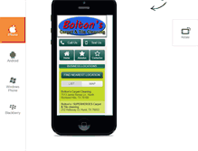 Tablet Screenshot of boltonscarpetcleaning.com
